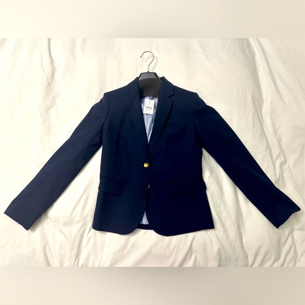 NWT J Crew Blazer - Navy, Size 0